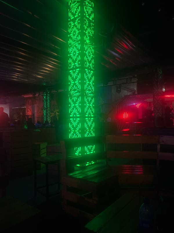 Evening karaoke session documented at Road House venue in Howayi