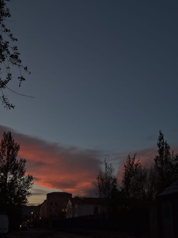 Twilight moments captured across Gyumri, Armenia in four minutes