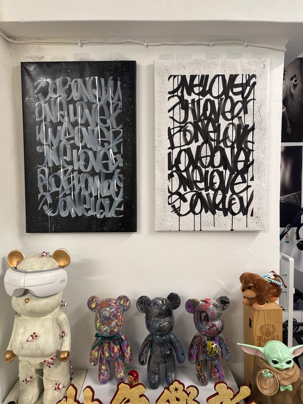 Taipei apartment life: art, collectibles, and everyday odds and ends
