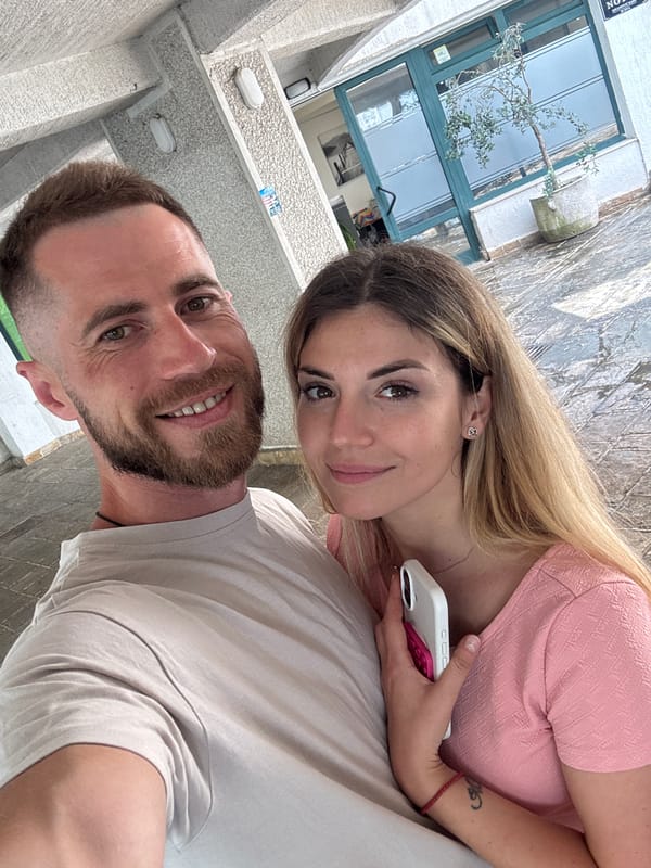 Budva beach day turns rainy afternoon in Montenegro