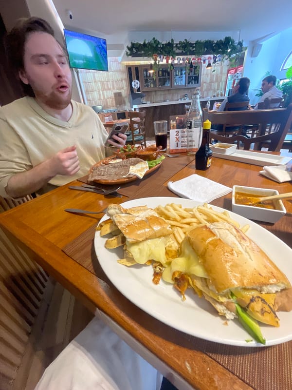 Casual dinner out in Cuautitlán Izcalli with tacos and fries