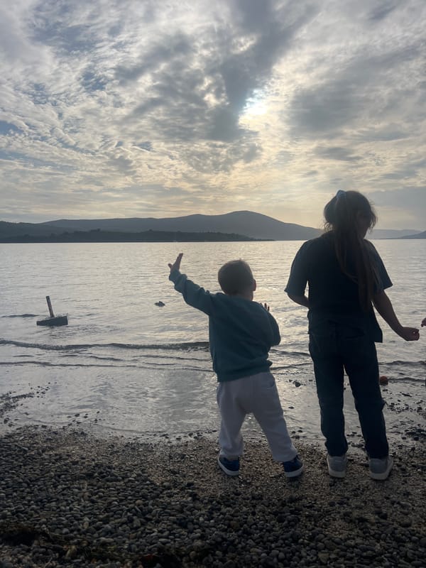 Beach day captured at Tivat Montenegro coastal scene