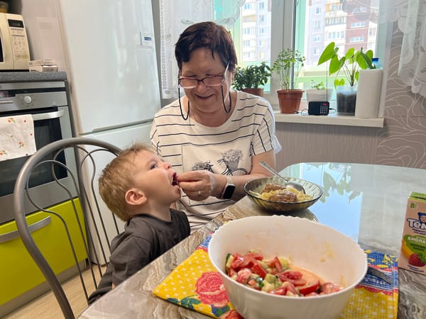 Family moments and Scottish Fold cat documented in Perm home