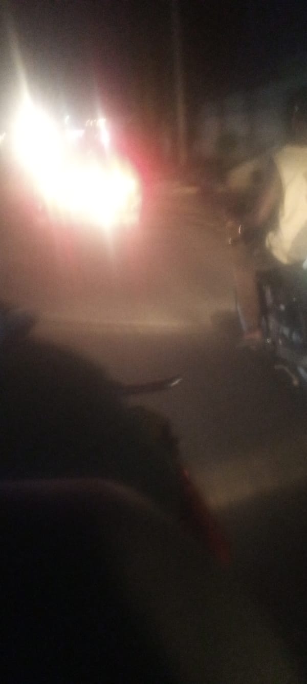 Nighttime street activity documented across Nigerian neighborhoods