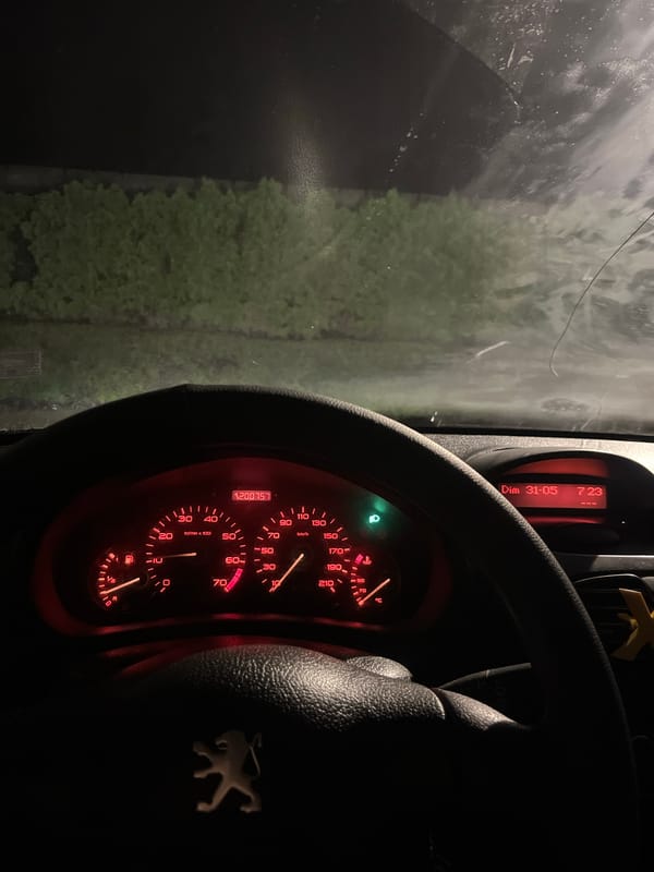 Rainy evening scenes captured in Veliko Tarnovo, Bulgaria