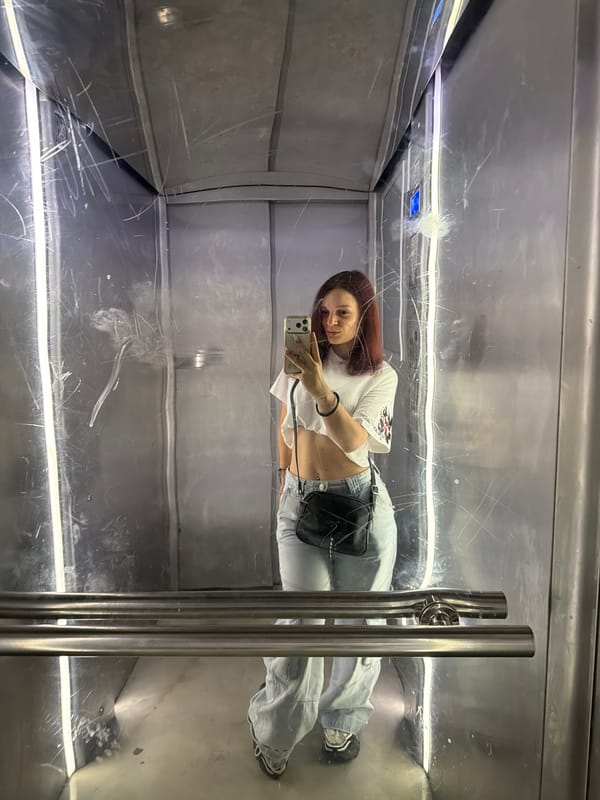 Selfie session across Sofia locations, indoor and out