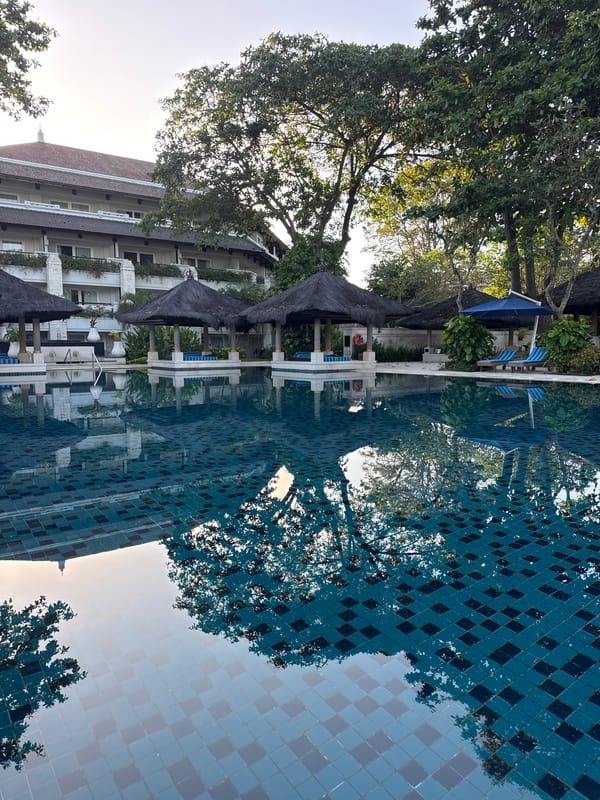 Resort tour documented in Jimbaran, Indonesia over four minutes