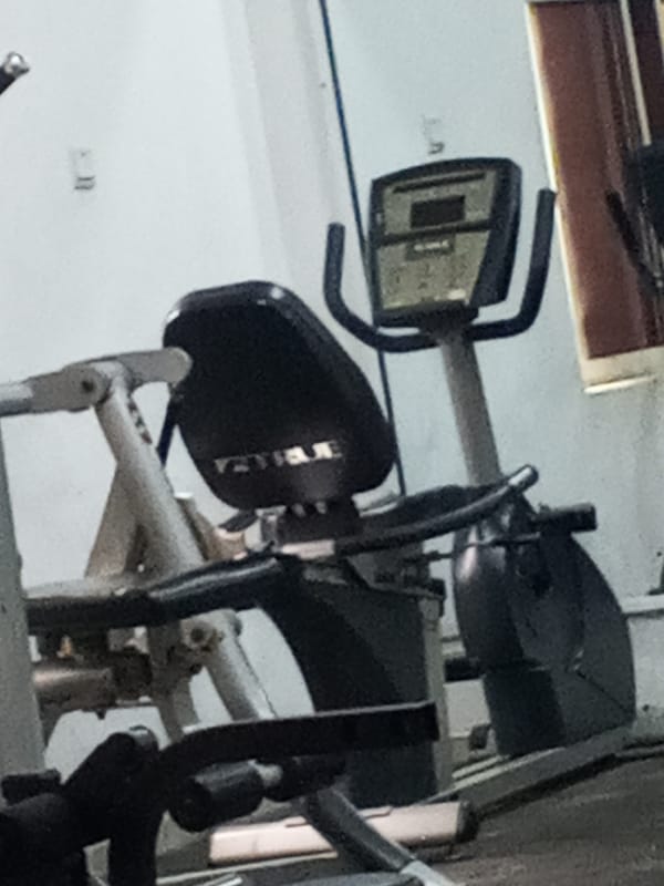 Inside a fully equipped gym in Abuja, Nigeria