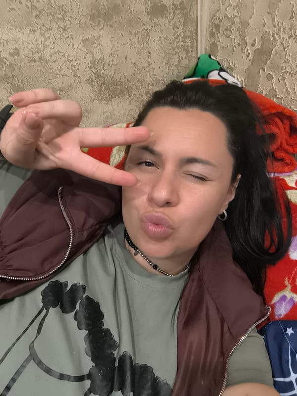 Woman takes selfie in casual outfit in Pleven