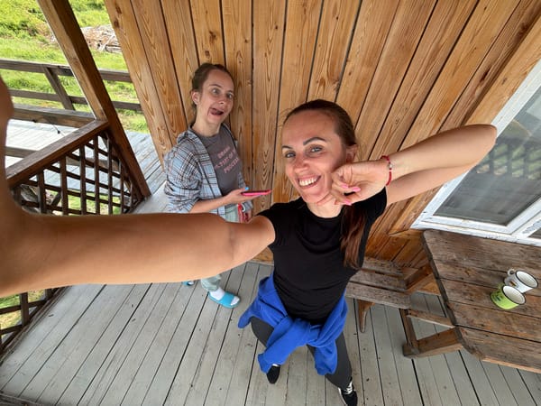 Lakeside moments from a remote Russian outpost in June