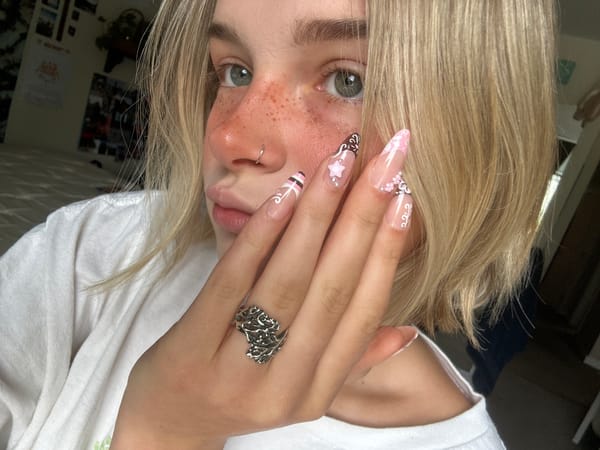 Upside-down selfie captured in Whistler shows blonde person with freckles