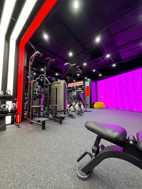 Gym selfie captured by couple in Sofia Bulgaria