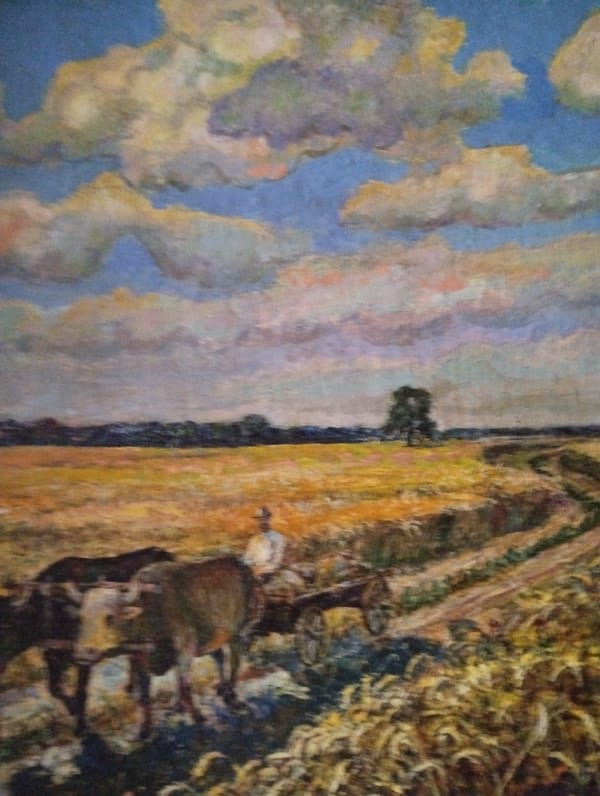 Art collection documented in Sumy home features Ukrainian landscapes