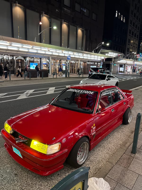 Modified cars spotted on Kyoto streets during brief timespan