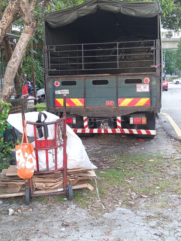 Everyday street life across a dense KL neighborhood