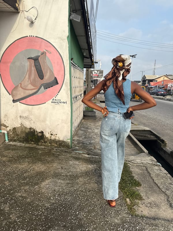 Morning street life captured in Ado, Nigeria