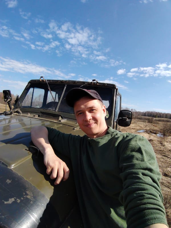 Man metal detecting, finds coin near Markovskii, Russia