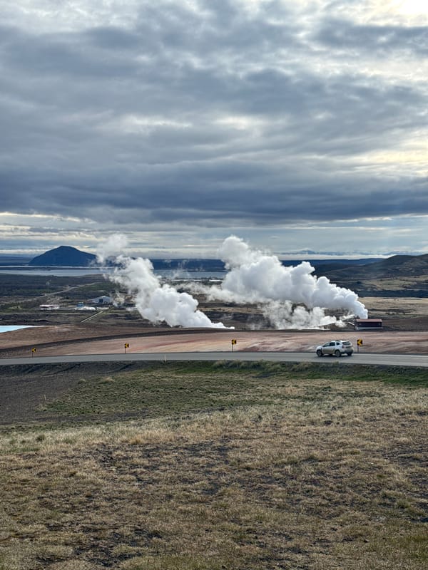 Geothermal activity documented in Reykjahlíð, Iceland volcanic landscape