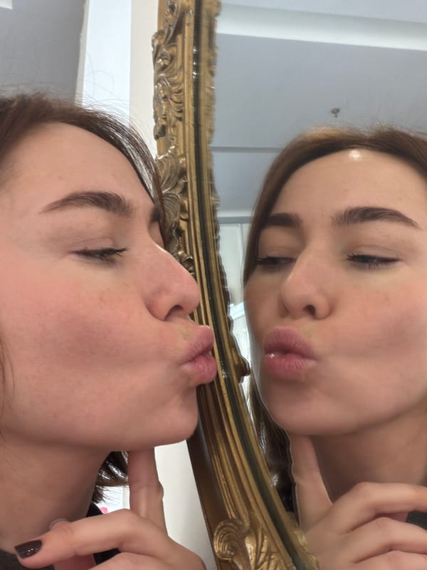 Multiple selfies taken in Ust-Ilimsk indoor location