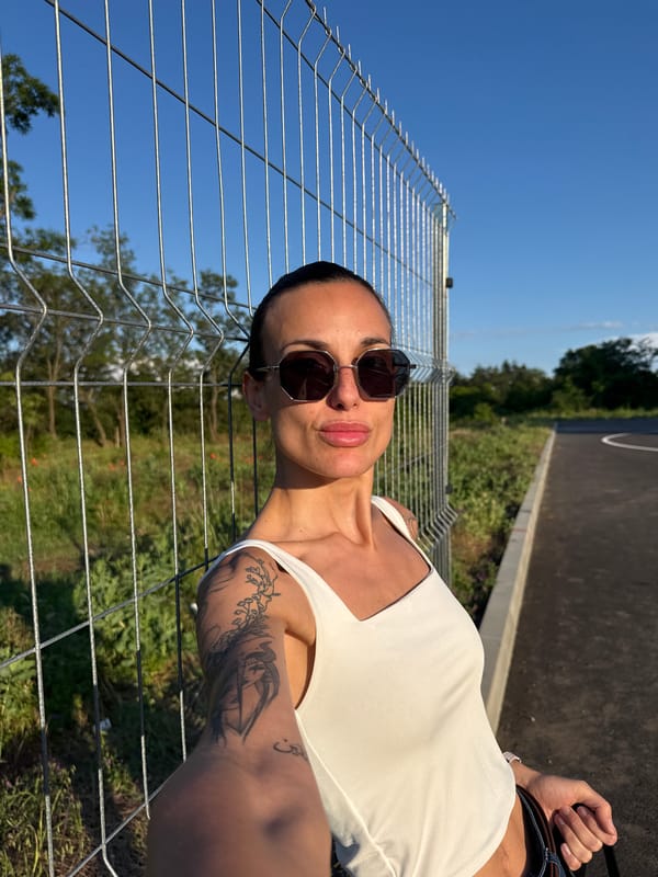Woman photographed outdoors and in elevator in Pleven