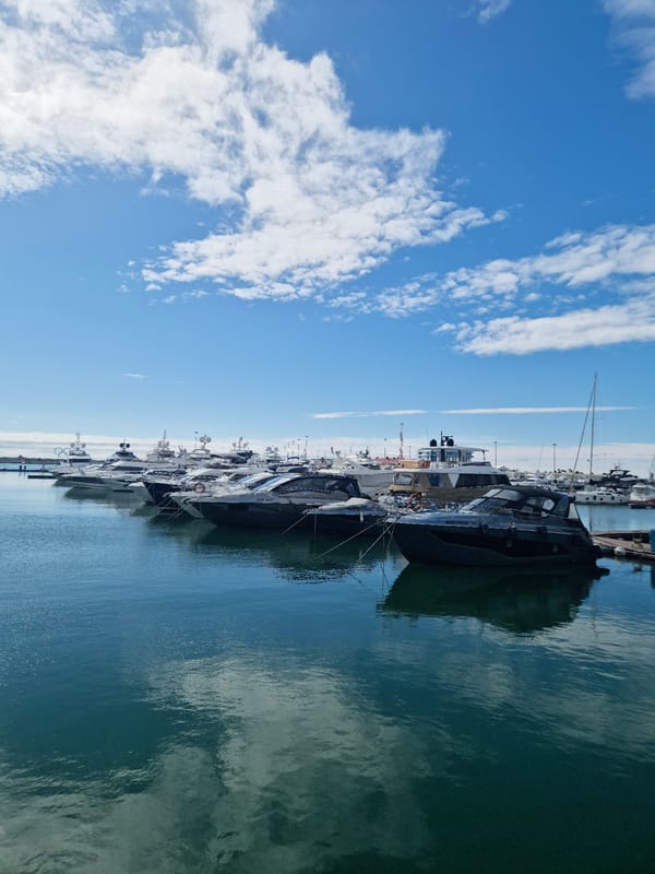Weekend marina scenes captured in Sochi harbor district