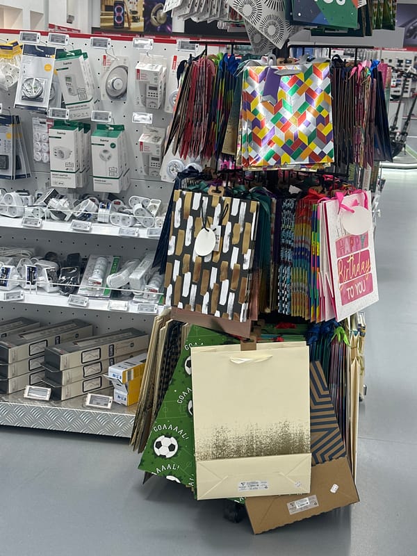 Morning shopping documentation at Technopolis hypermarket in Lovech