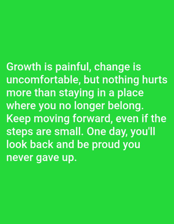 Motivational quote graphics shared across a single evening