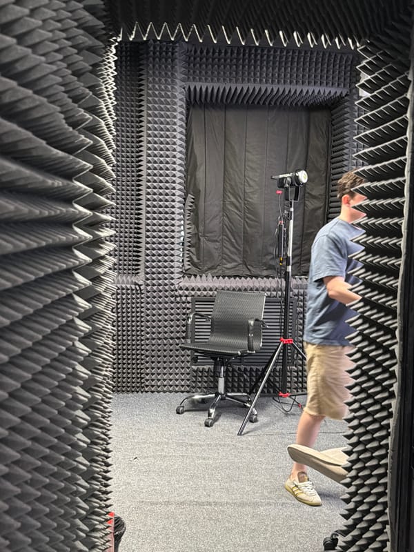 Recording studio session with playful moments in Moscow
