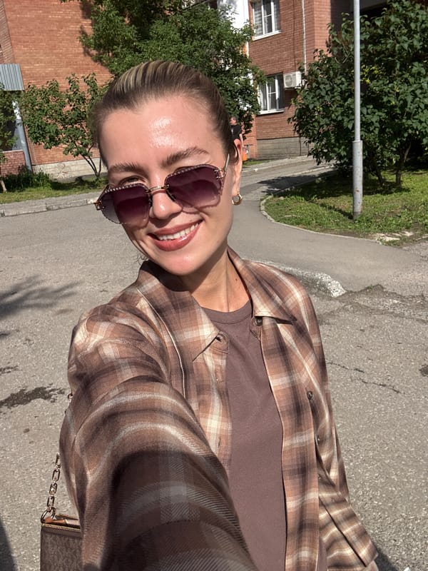 Urban selfie session and motorcycle ride on sunny afternoon