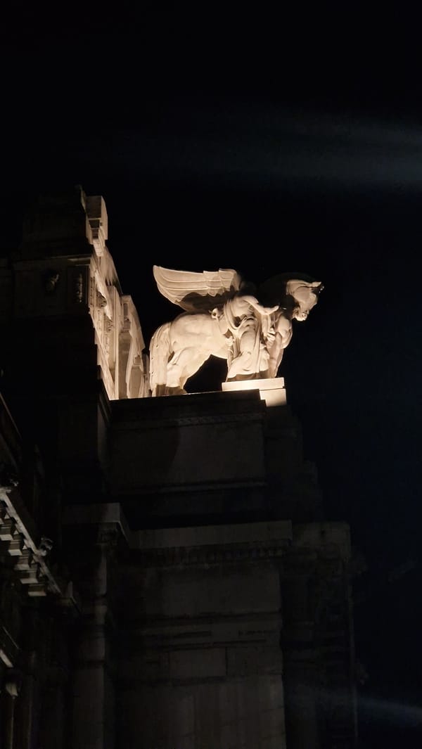 Late-night Milan landmarks, from the station to Piazza Duomo