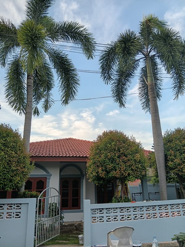 Morning scenes from Baan Bang Rak residential area