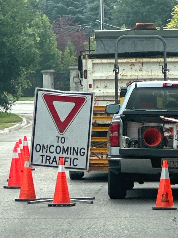 Richmond Hill suburban streets, construction activity, and food moments