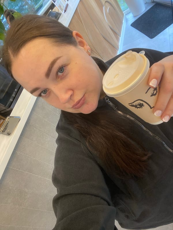 Morning cafe visit documented in Sochi with pastries and plants