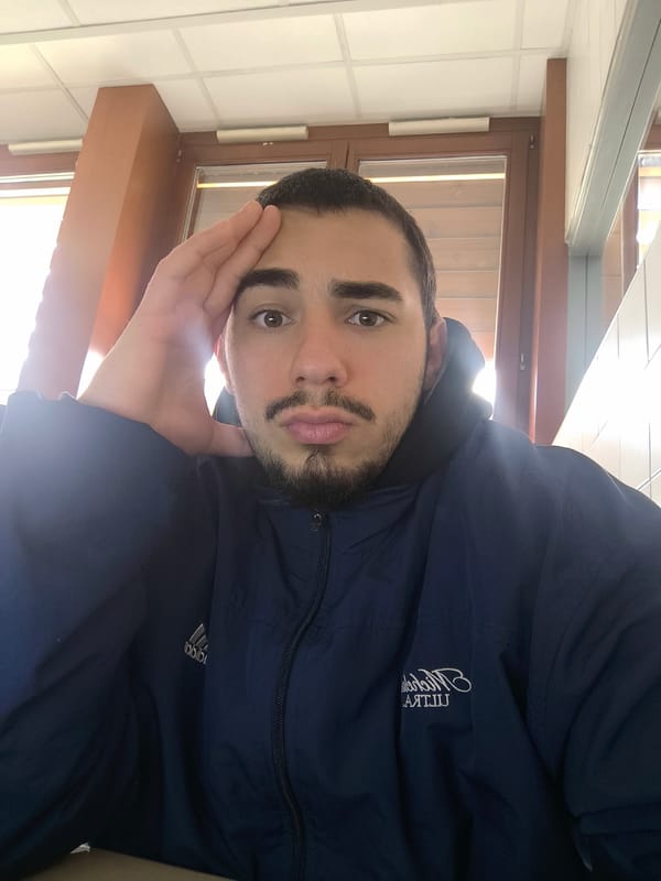 Man takes selfies in Adidas jacket in Schiltigheim