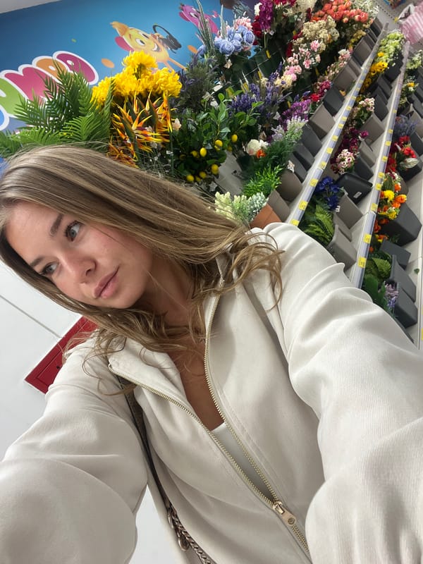 Woman shops for Easter decorations in Dub, Montenegro store