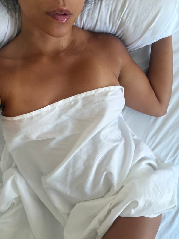 Morning rest captured in Barcelona bedroom
