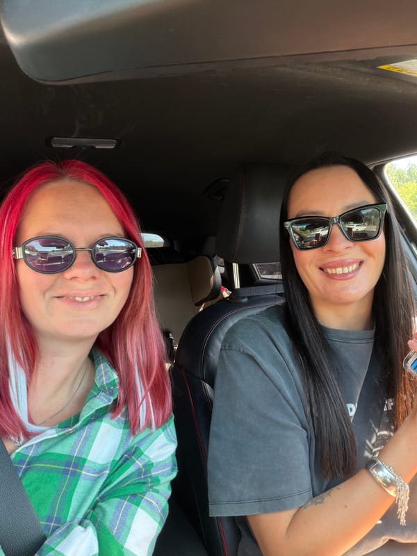 Goofing around in a Kia on a sunny Izhevsk morning