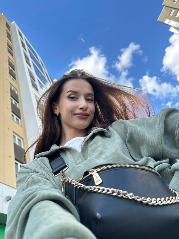 Woman documents playground visit with toddler in Yekaterinburg