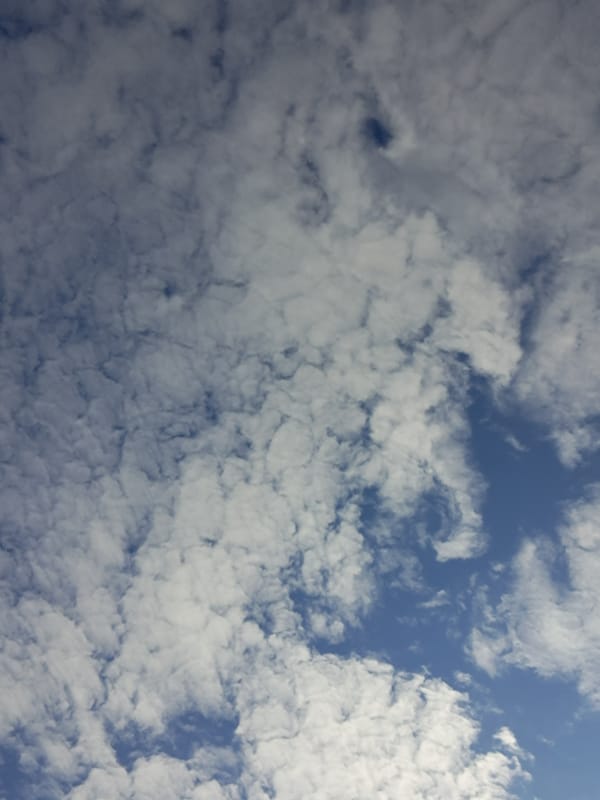 Fair weather morning sky observed over Varshets Bulgaria