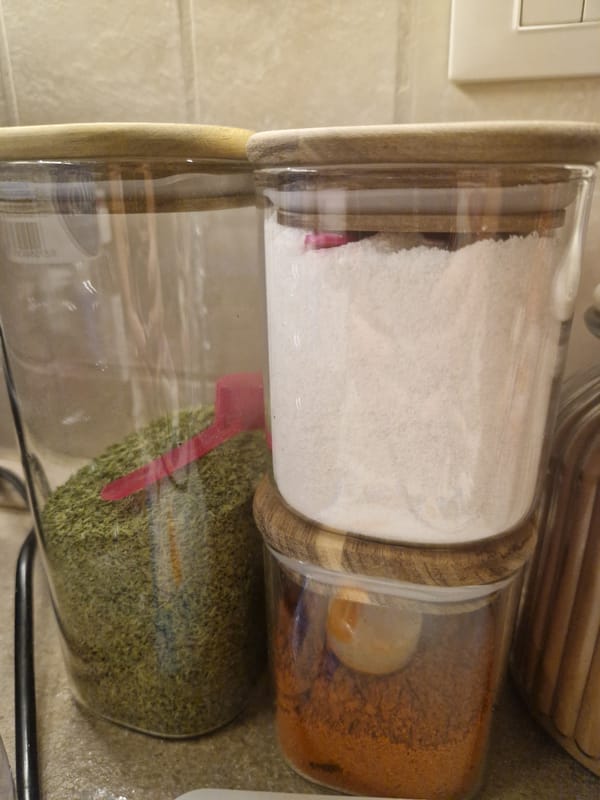 Close-up snapshots of everyday kitchen and household items