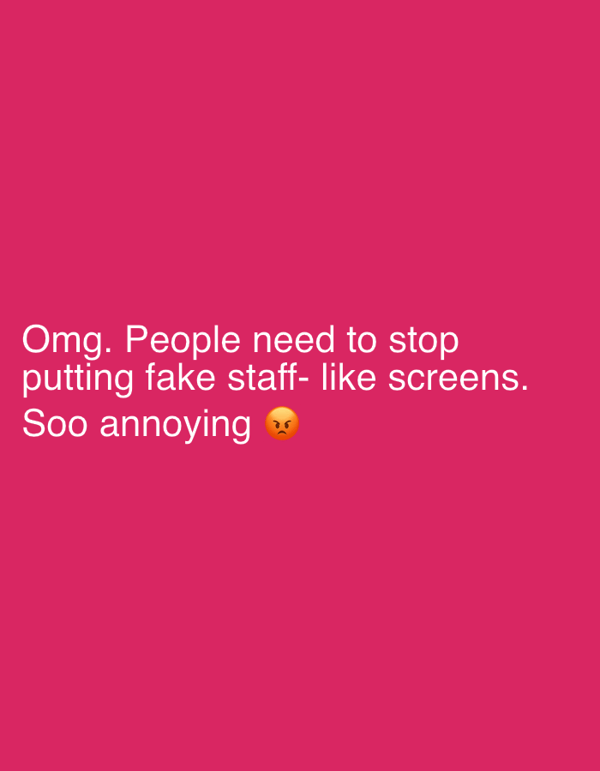 Great Yarmouth resident complains about fake screens on social media