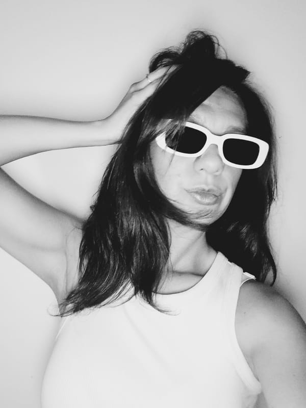 Black and white selfie series, Sofia, summer evening