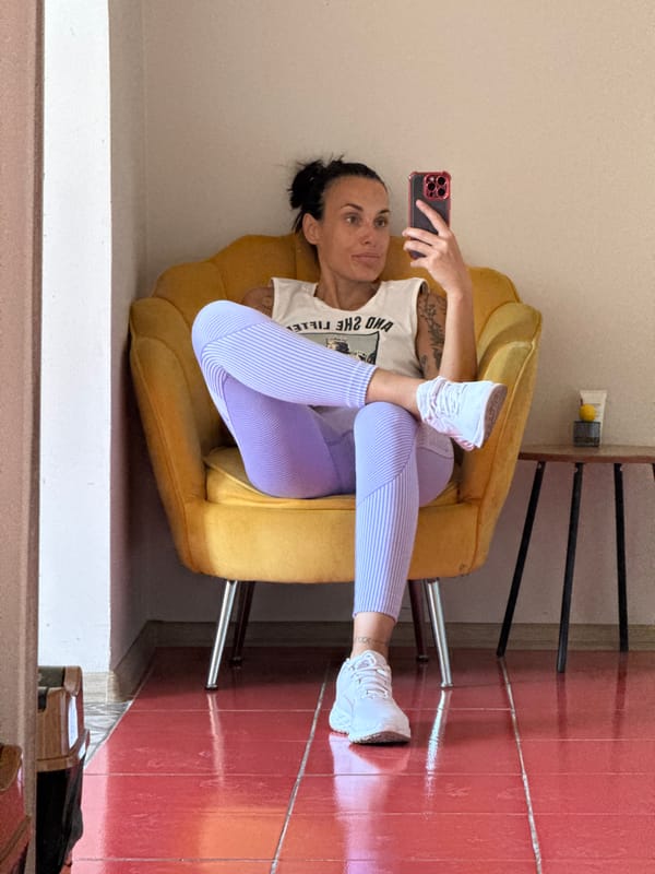 Post-gym selfie series across Pleven on a July morning