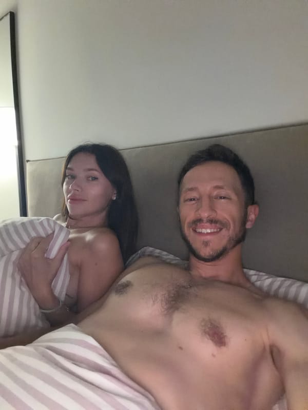 Relaxed bedroom moment in Tel Aviv