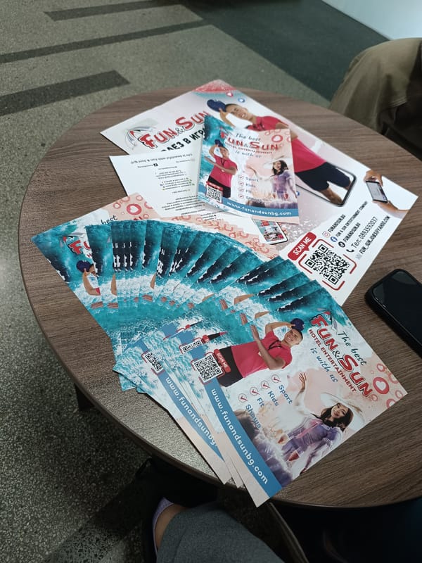 Hotel company recruitment materials and wildlife spotted in Pleven