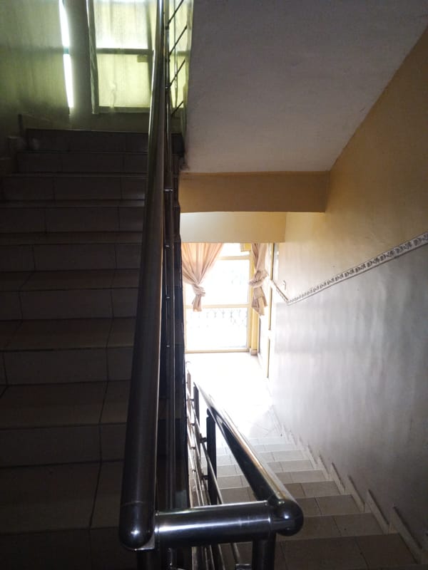 Inside and outside a park and recreation facility in Adankolo