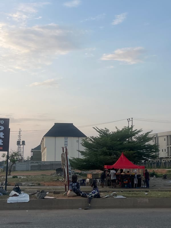 Roadside market activity observed in Karum, Nigeria