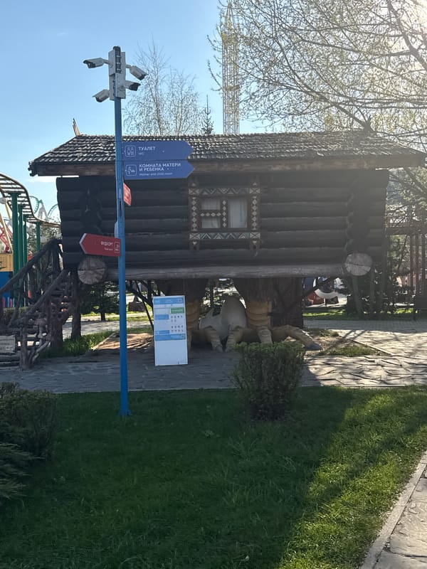 Moscow tourists visit Izmailovo Kremlin fairground attractions