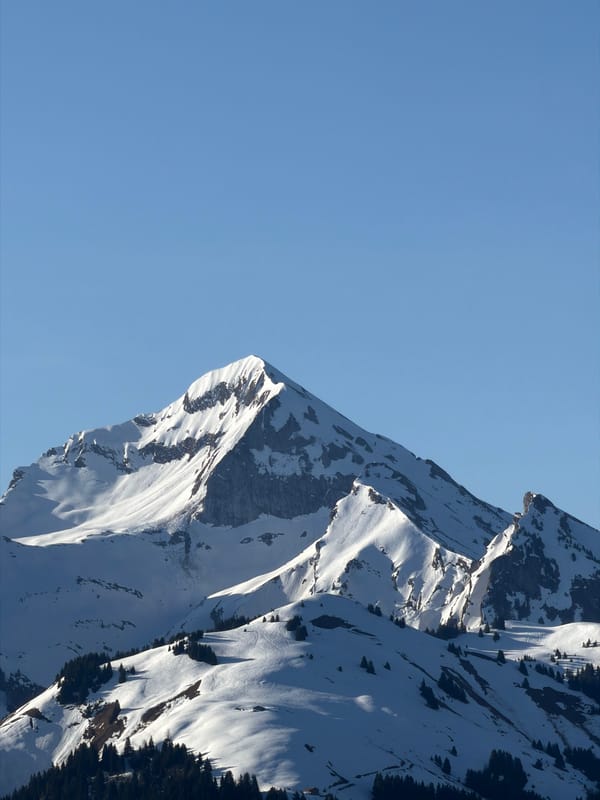 Morning mountain vista captured in Manigod, France