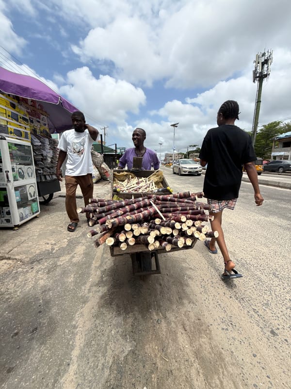 Daily street life captured in Ado, Nigeria
